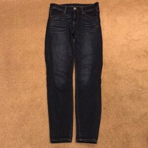 American Eagle Dark Blue Skinny Jeans
